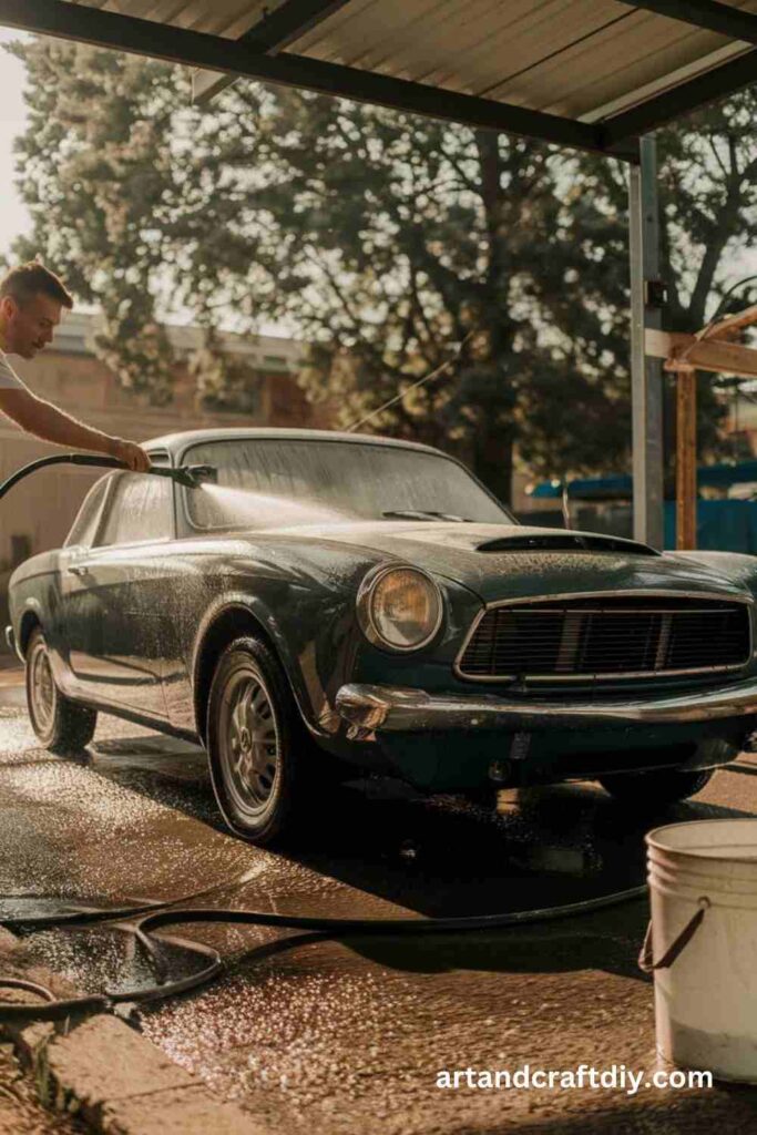 Wash Your Car in the Shade for a Spot-Free Finish