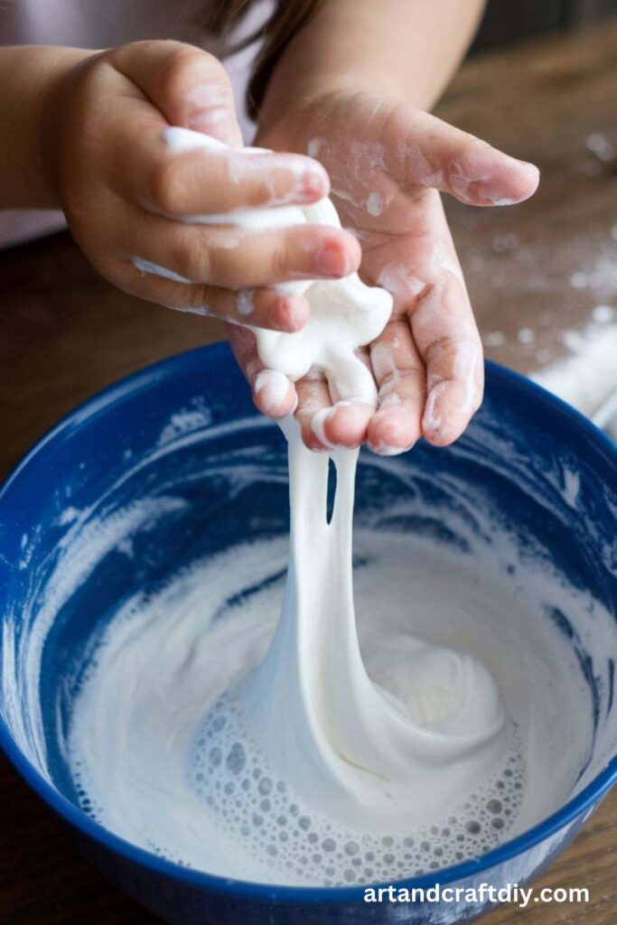 Water Slime with Toothpaste