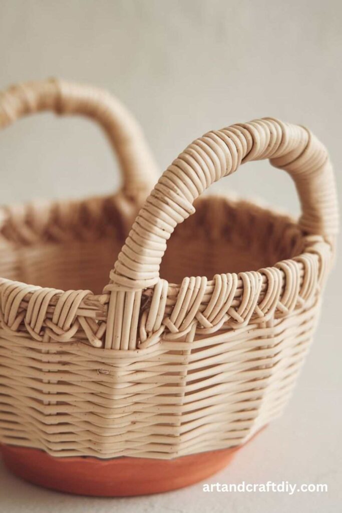 Wicker-Patterned Napkin Bowl