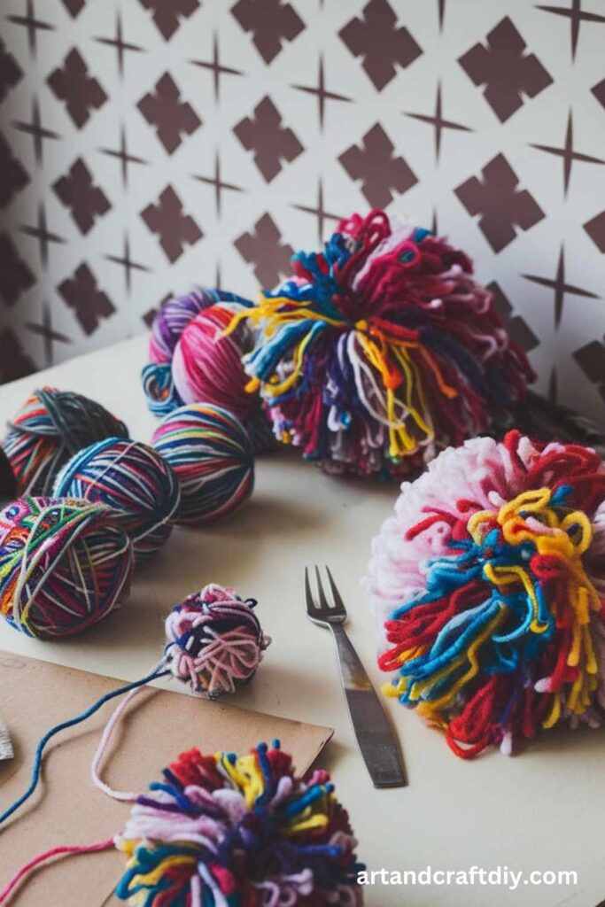 Yarn Pom-Poms