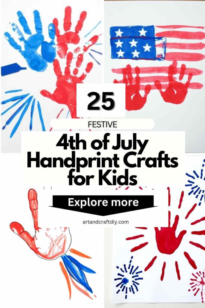 4th of July Handprint Crafts for Kids