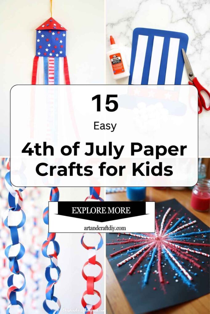 4th of July Paper Crafts for Kids