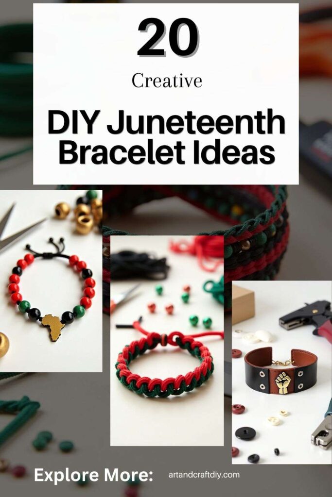 DIY Juneteenth Bracelet Ideas