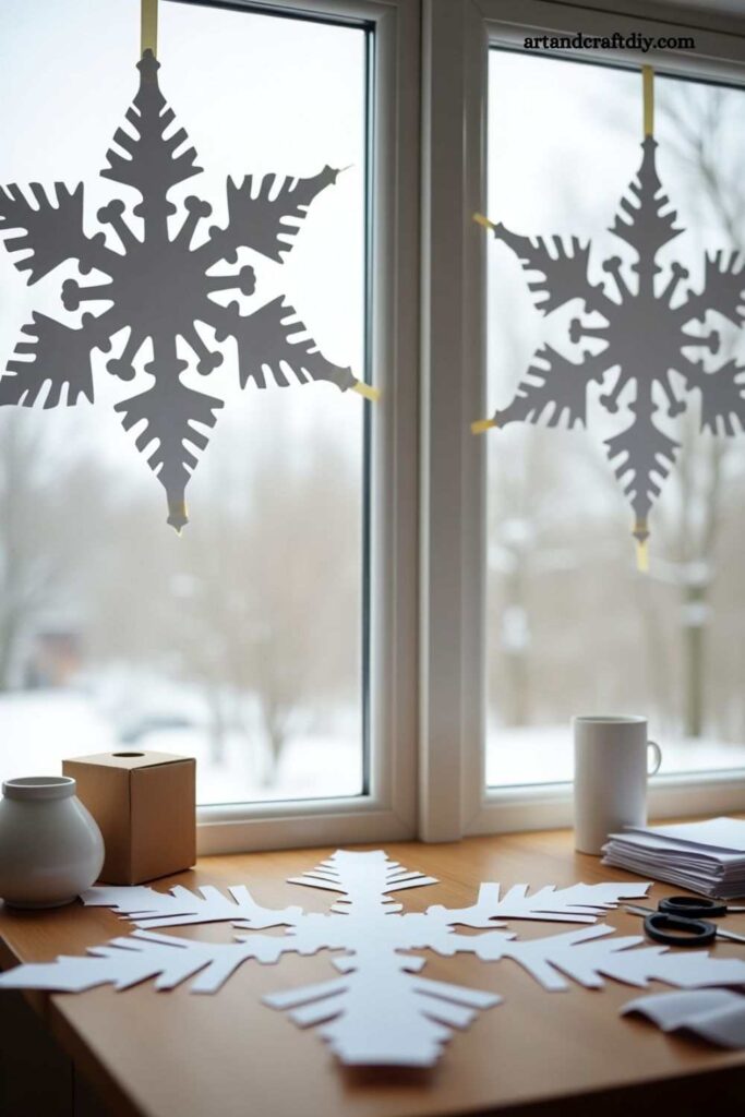 Giant Window Snowflakes