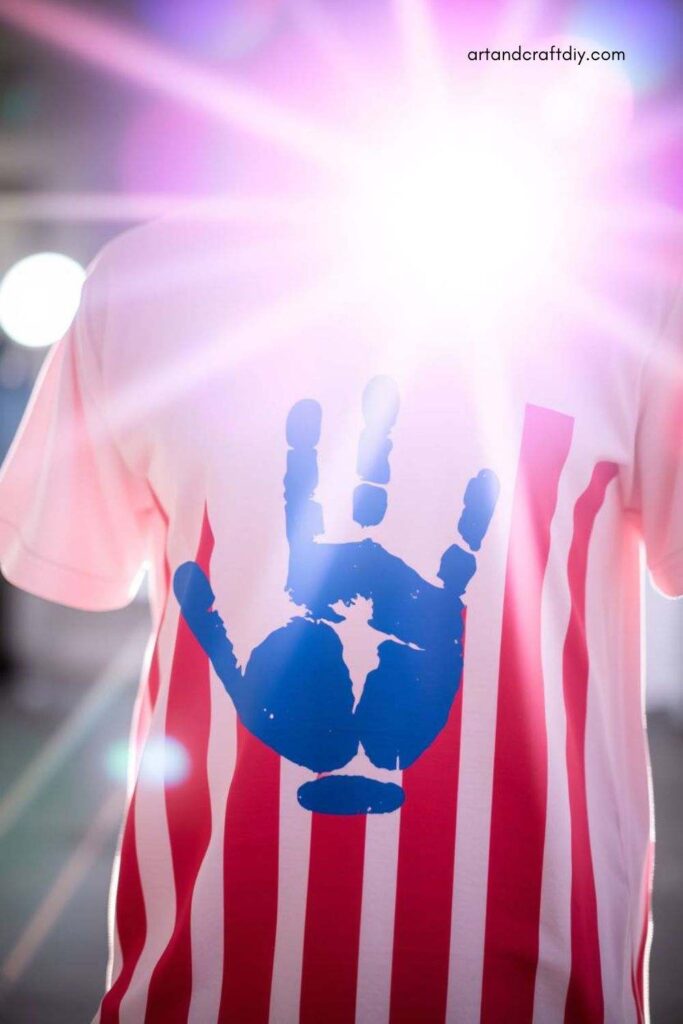 Handprint American Flag T-shirt