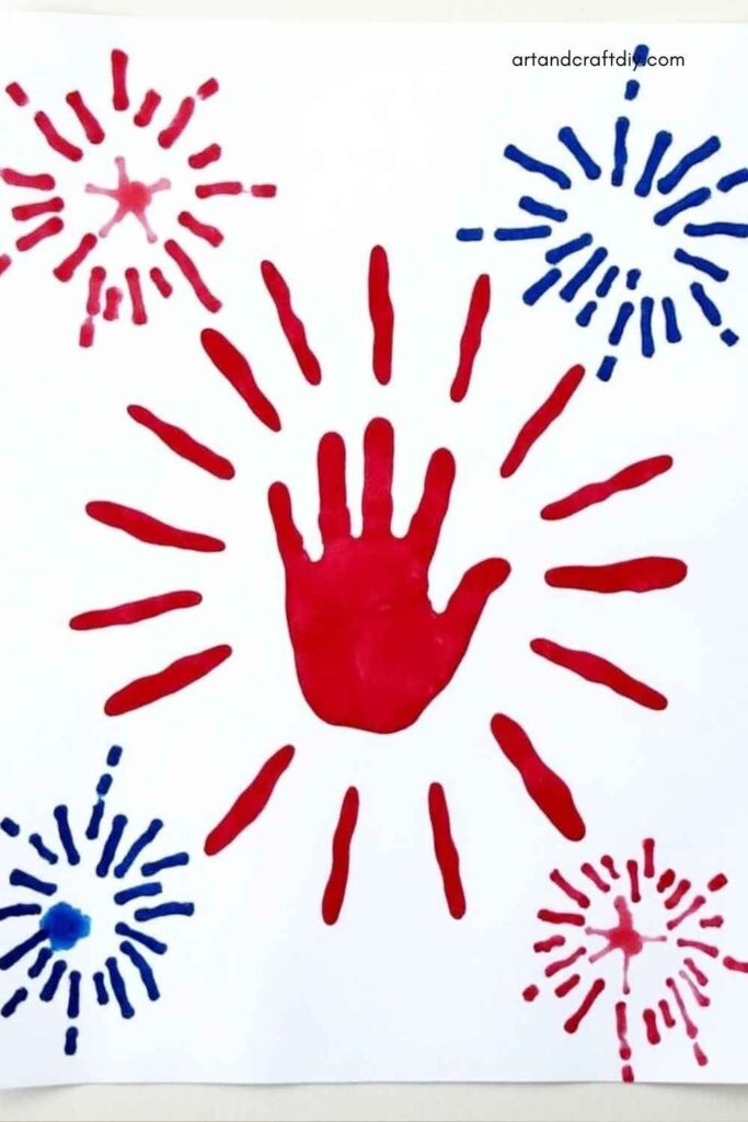 Handprint Fireworks