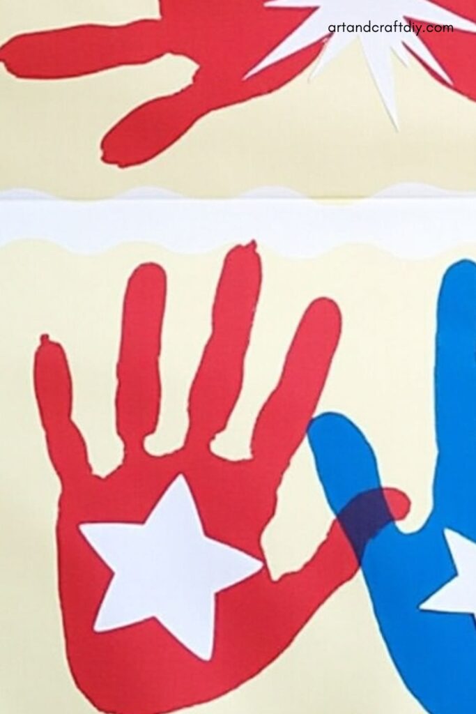 Handprint Juneteenth Flag