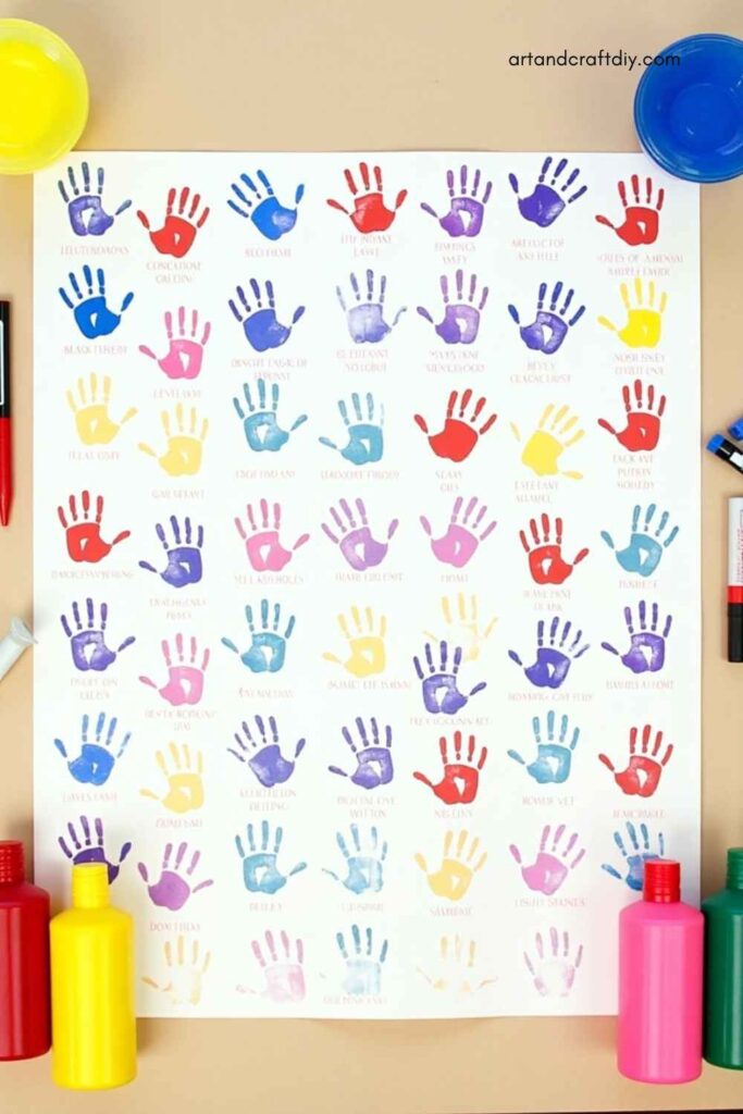 Handprint Juneteenth Pledge Poster