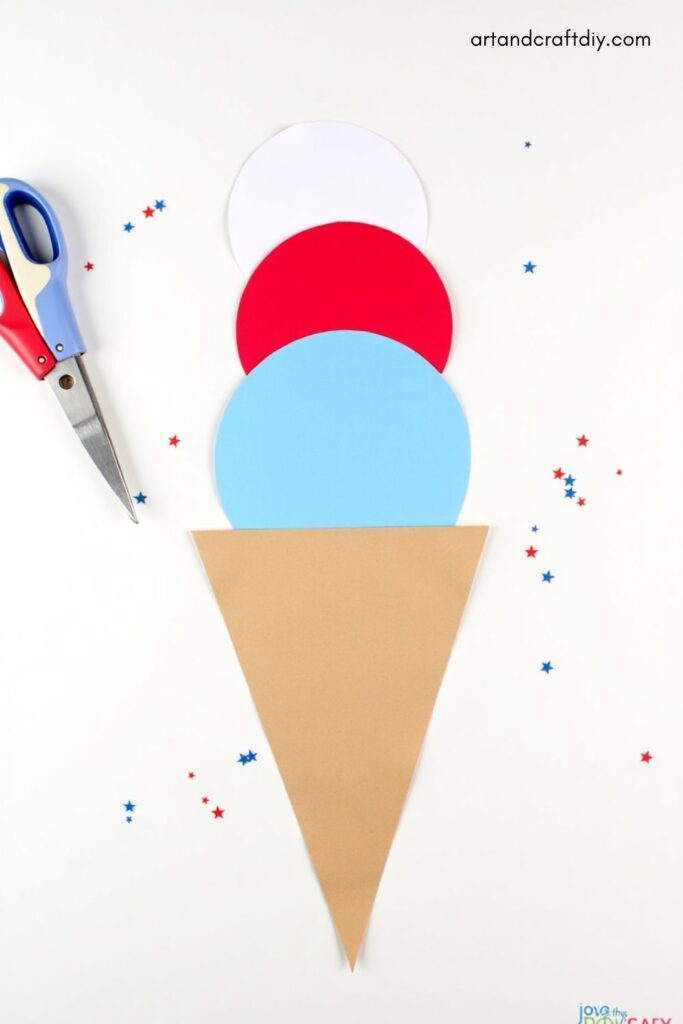 Ice Cream Cone Paper Craft