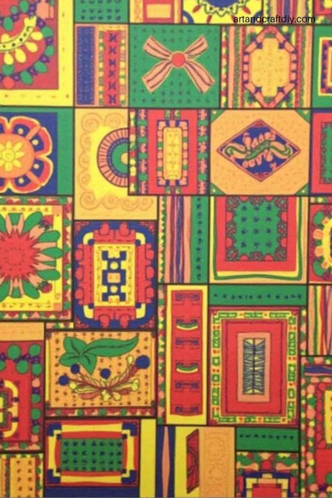 Kente Cloth Collage