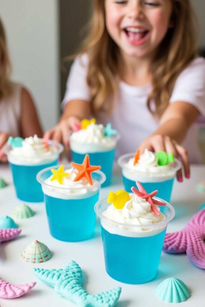 Ocean Jello Cups