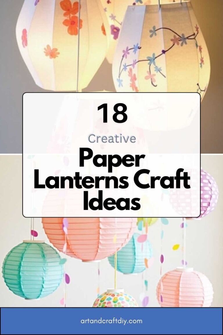 Creative Paper Lanterns Craft Ideas - DIY Art and Crafts Ideas
