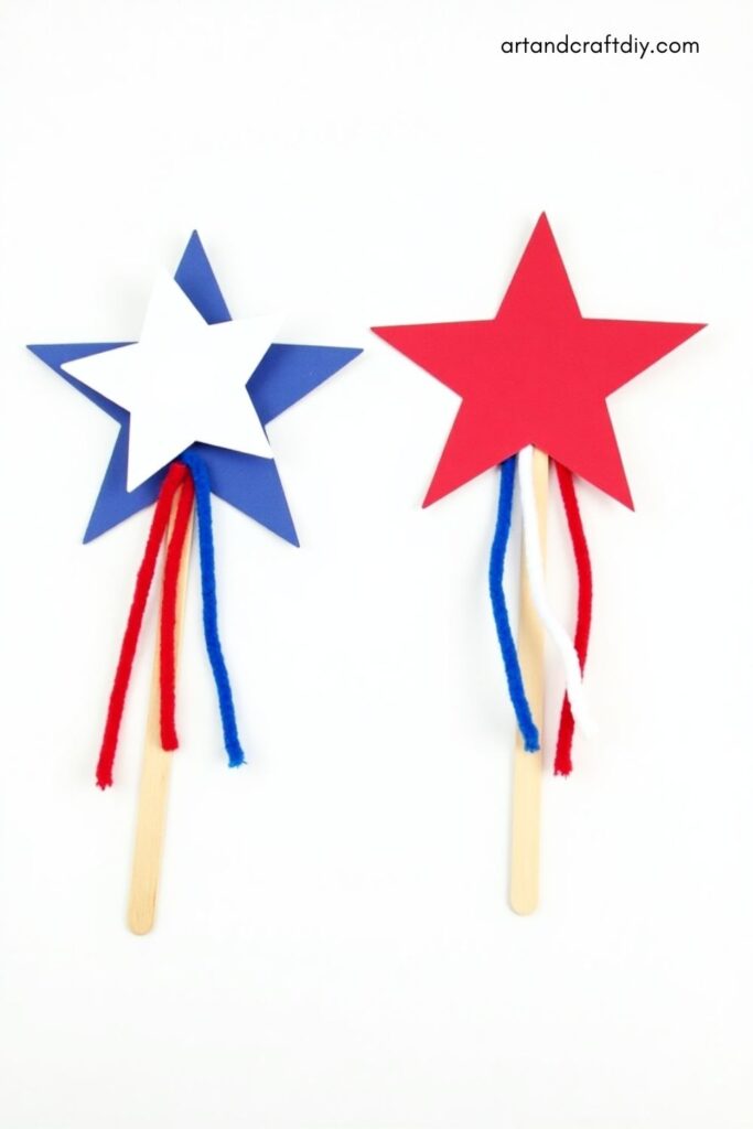 Patriotic Star Wands