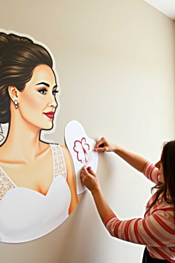Pin the Veil on the Bride