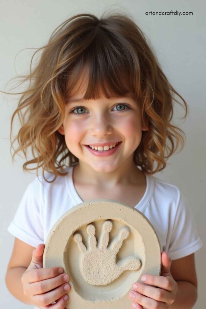 Sand Handprint Plaque