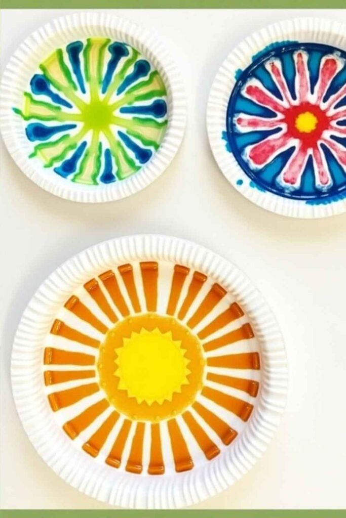 Stained Glass Glue Sun Catcher