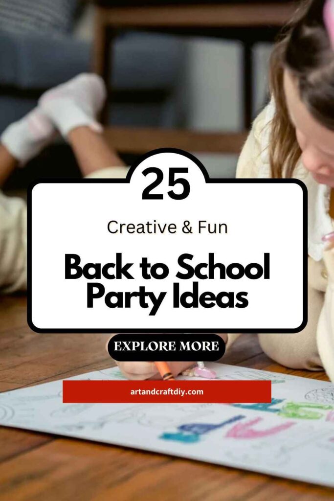 
Back to School Party Ideas