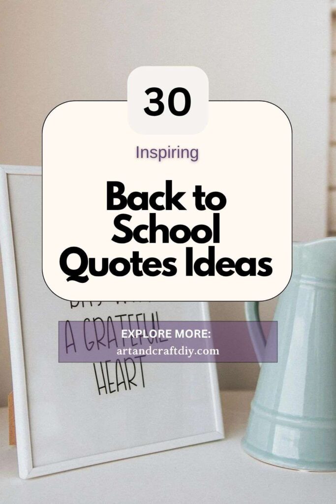 Back to School Quotes Ideas
