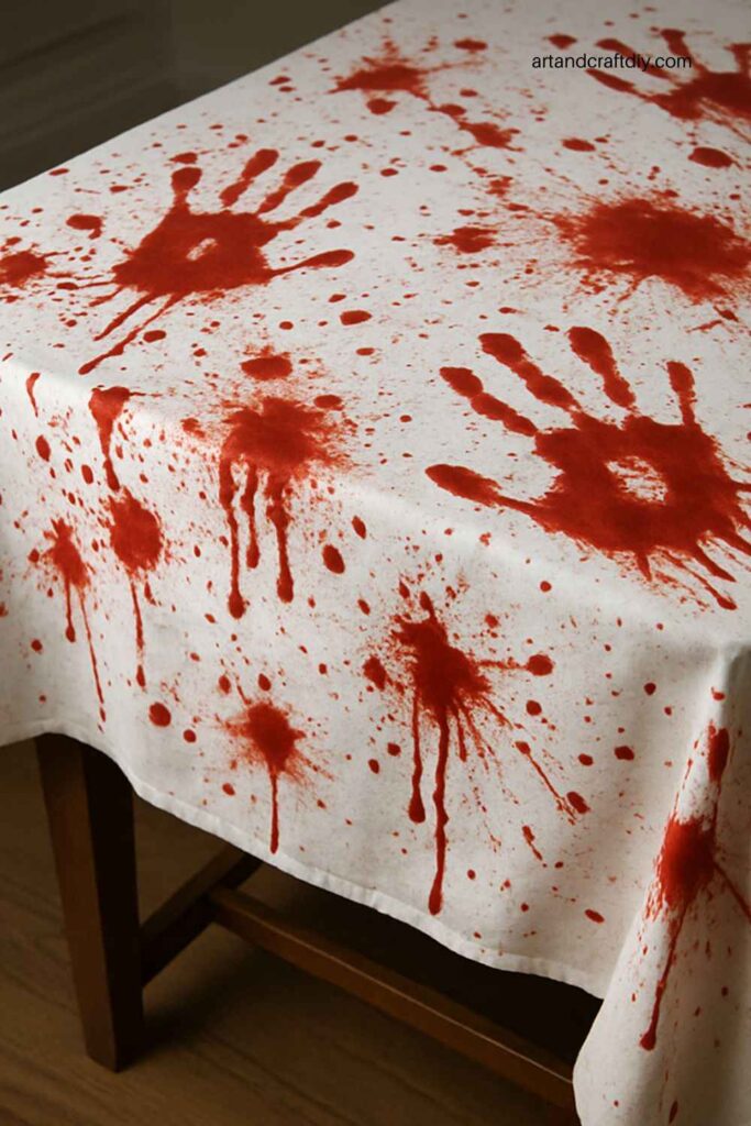 Blood-Spattered Tablecloth