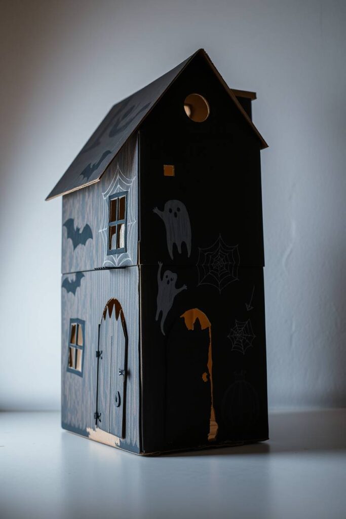 Cardboard Box Haunted House