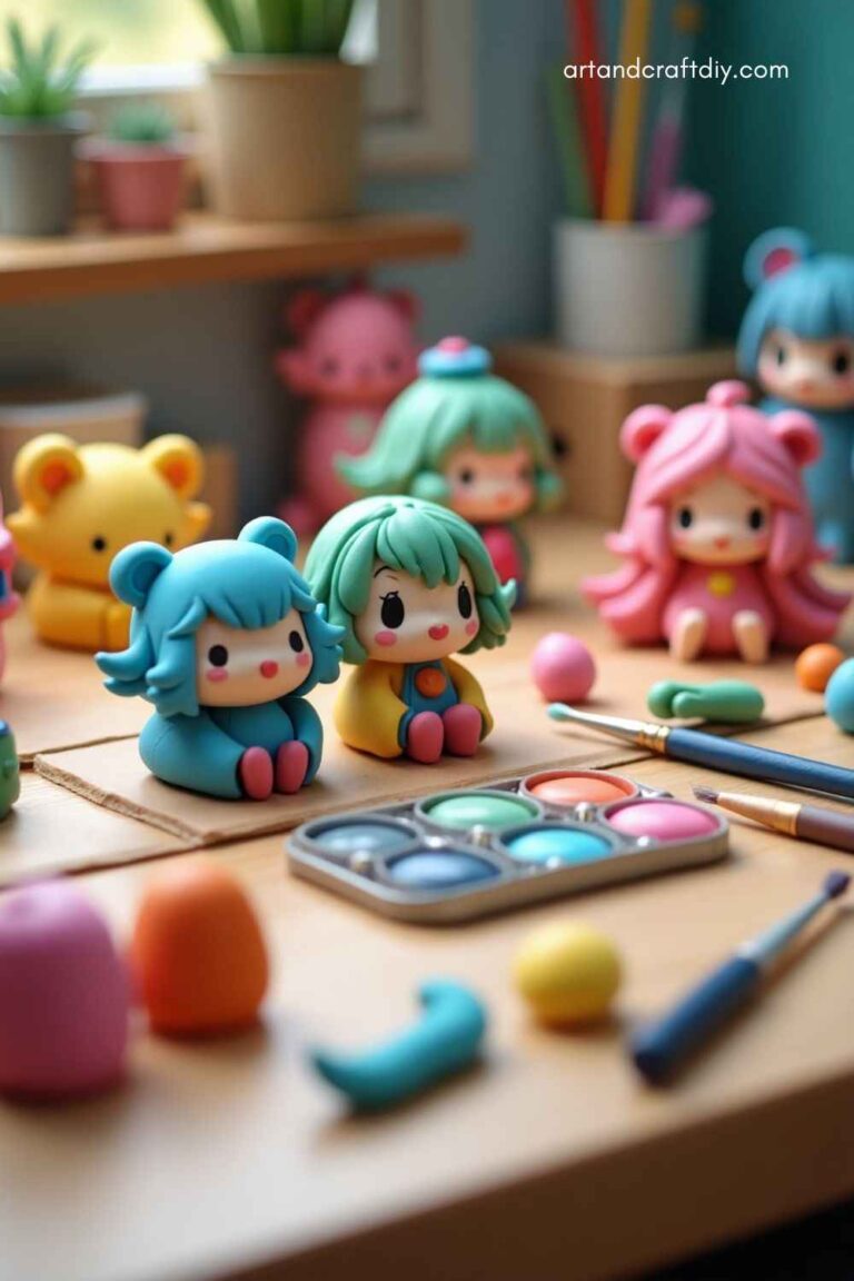 Diy Anime Clay Craft Ideas Diy Art And Crafts Ideas