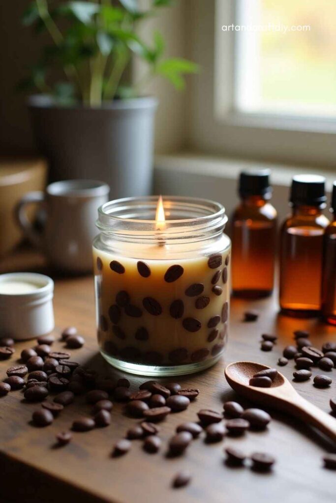 Coffee Bean Morning Candle