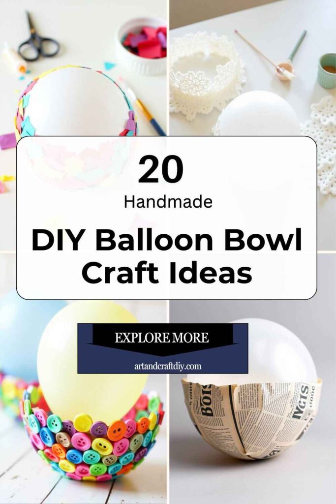 DIY Balloon Bowl Craft