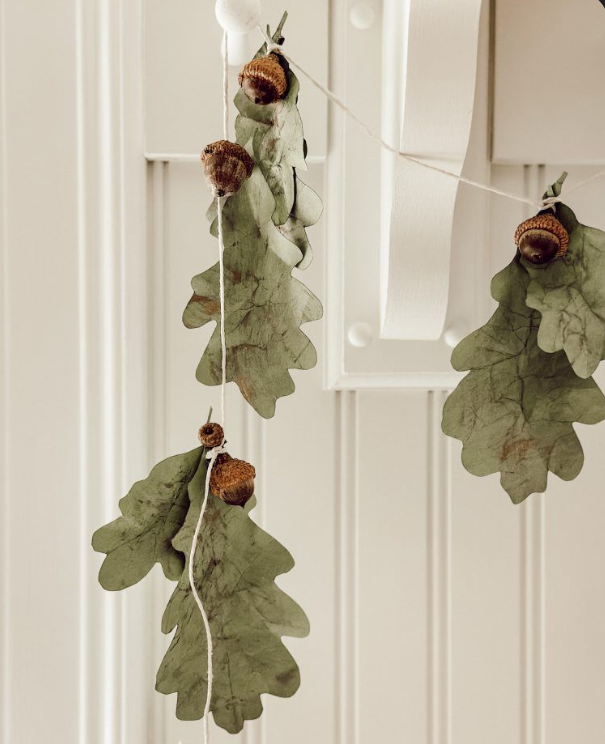 DIY Leaf Garlands