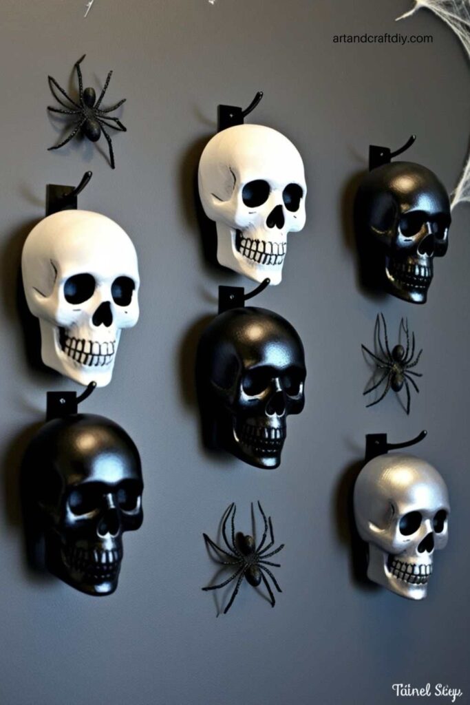 DIY Skull Wall Hangers