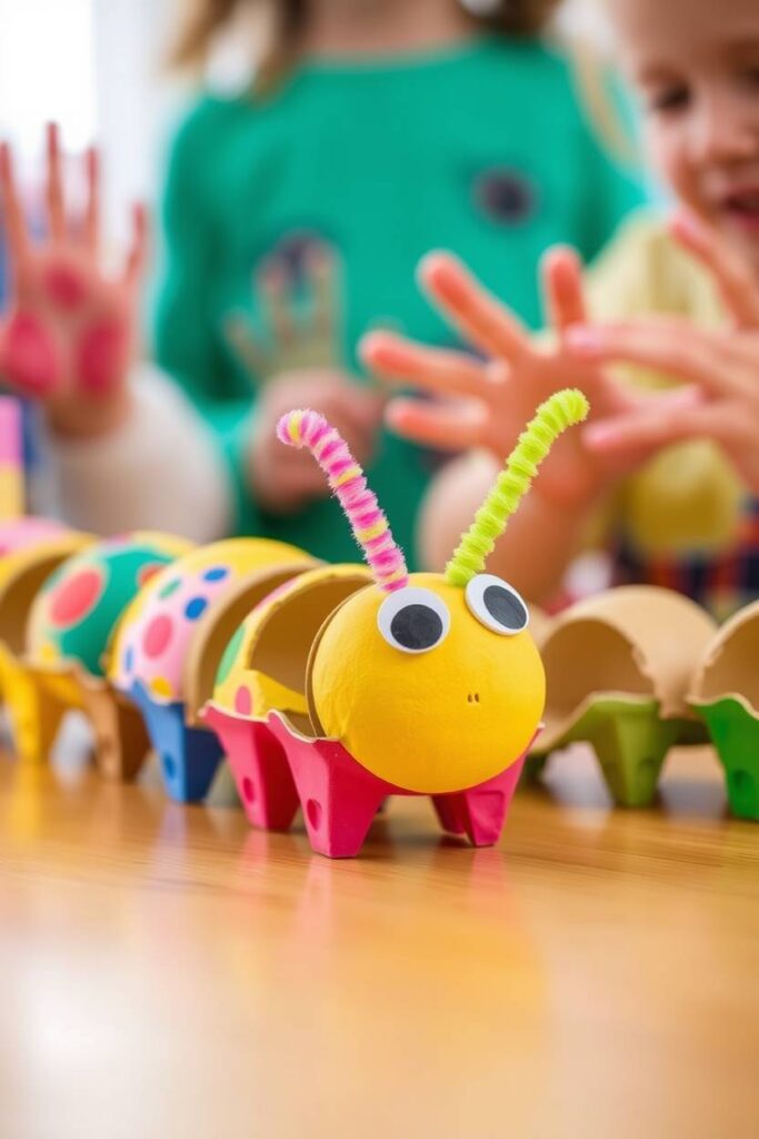 Egg Carton Caterpillar
