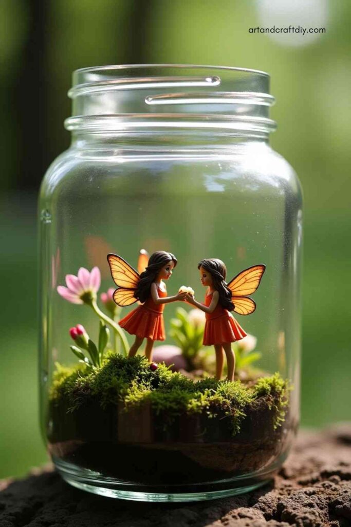 Fairy Garden in a Jar