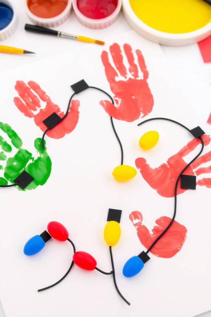 Fingerprint Christmas Lights