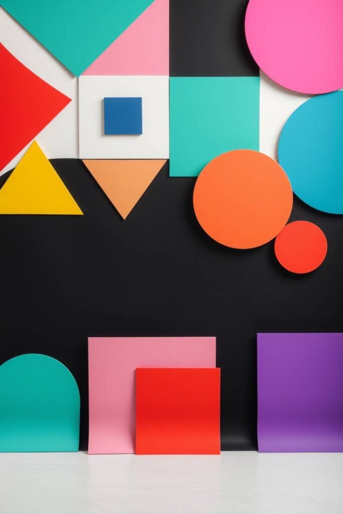 Geometric Shapes Backdrop