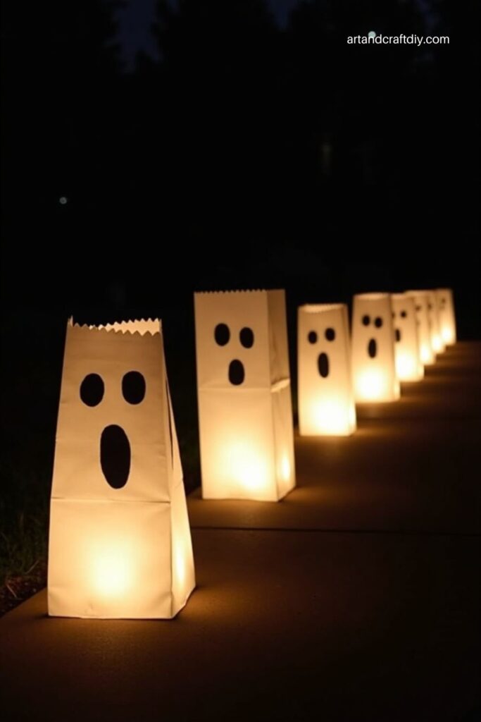 Ghost Luminaria Lanterns