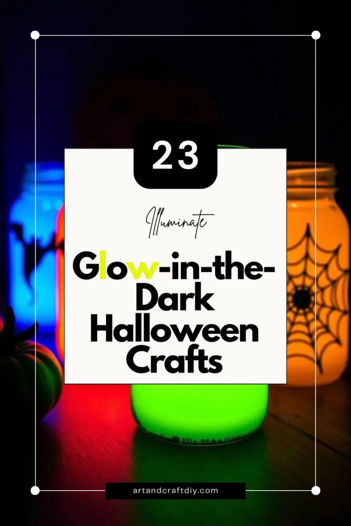 Glow-in-the-Dark Halloween Crafts