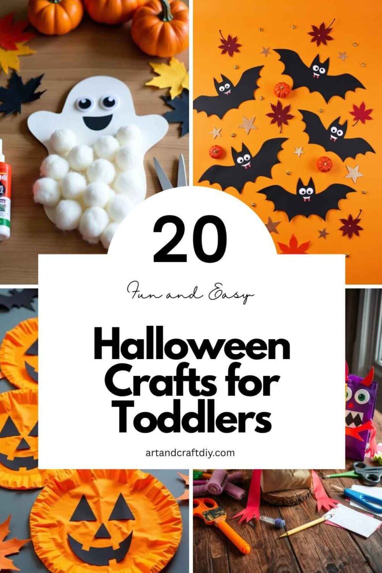 Fun and Easy Halloween Crafts for Toddlers - DIY Art and Crafts Ideas