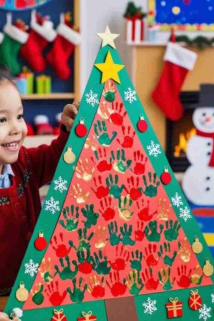 Handprint Christmas Trees