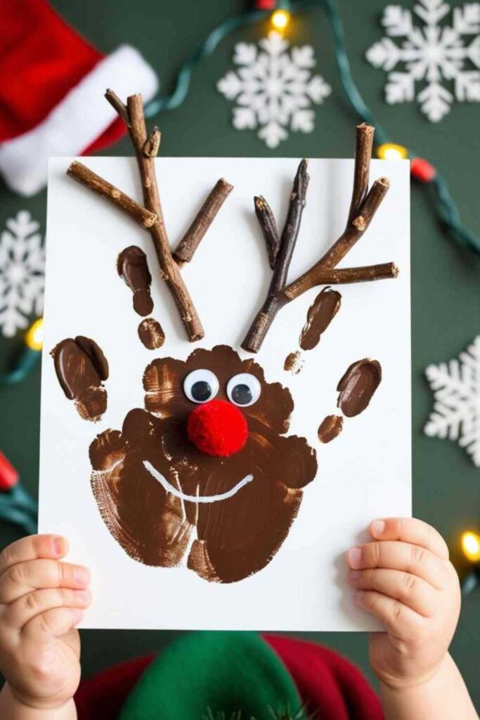 Handprint Reindeer