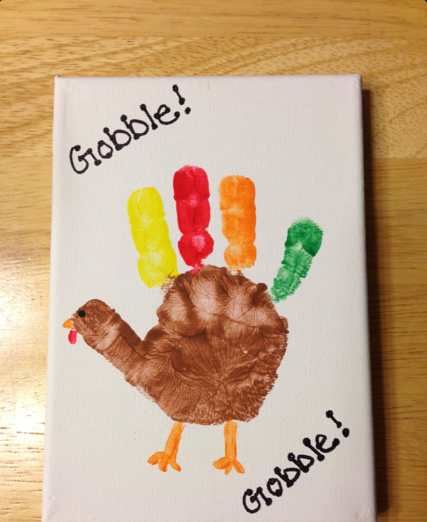 Handprint Turkey Art