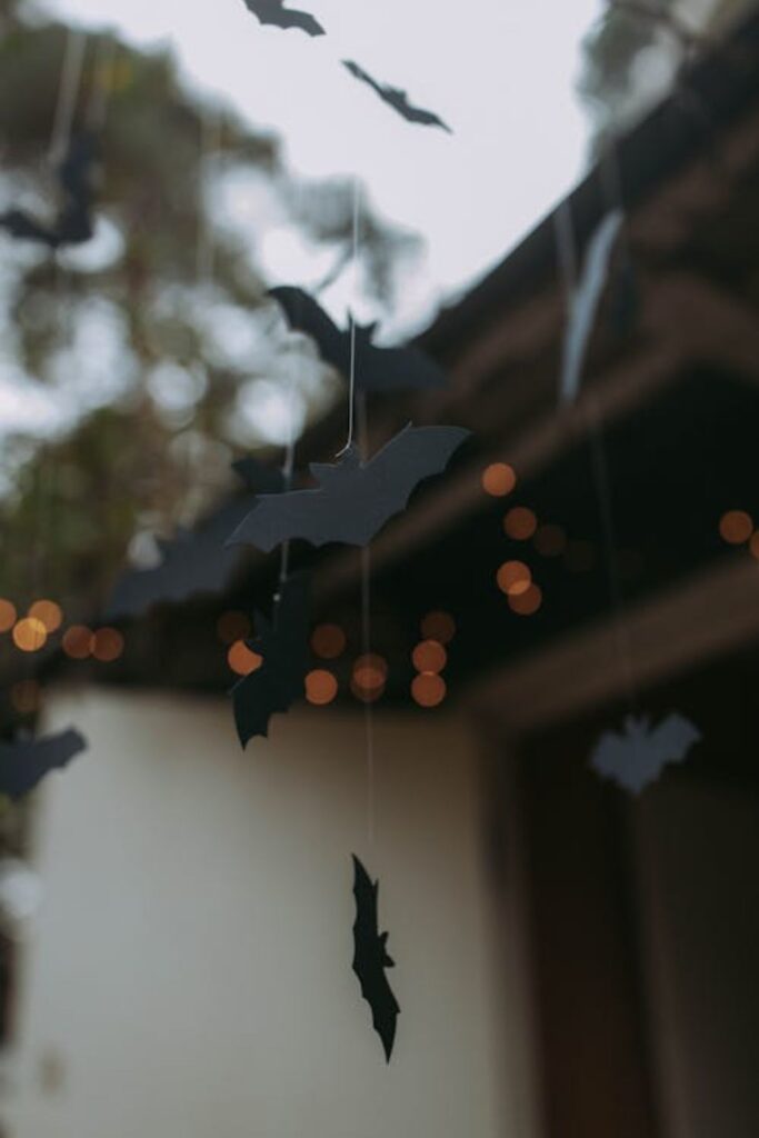 Hanging Bat Garland