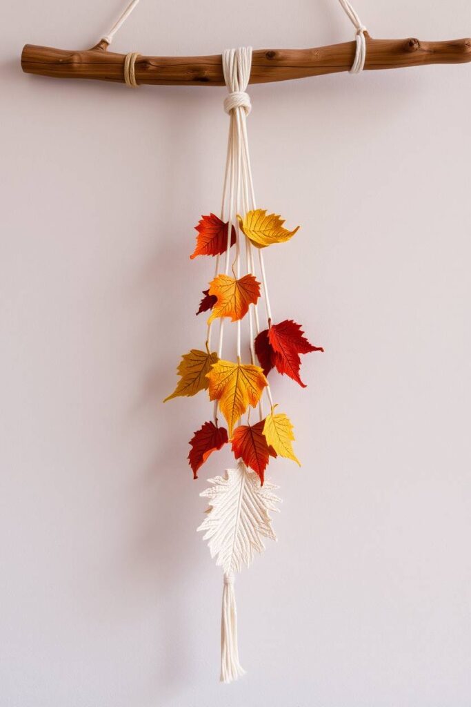 Macrame Leaf Wall Hanging