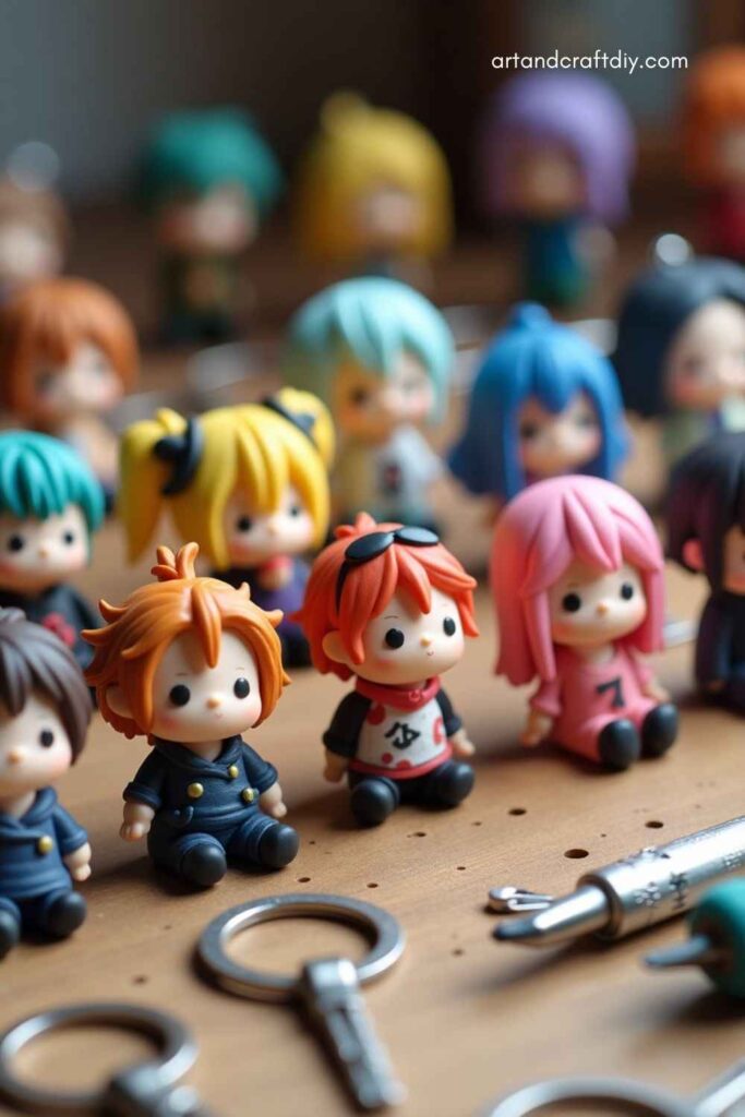 Miniature Anime Keychains