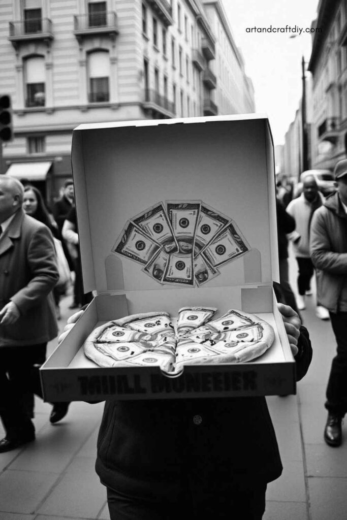 Money Pizza Box