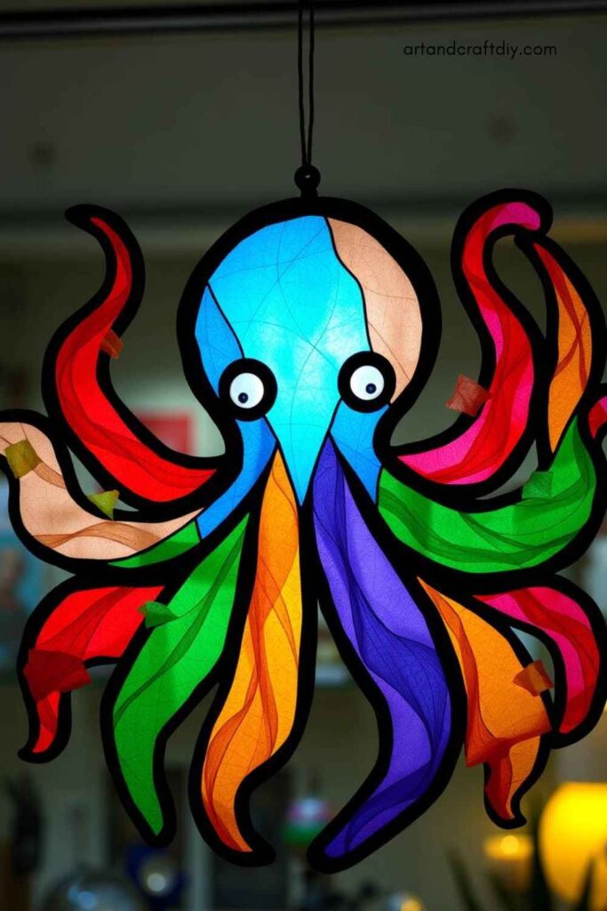 Octopus Suncatcher
