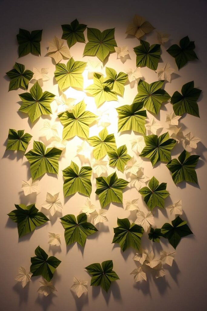 Paper Leaf Wall Art
