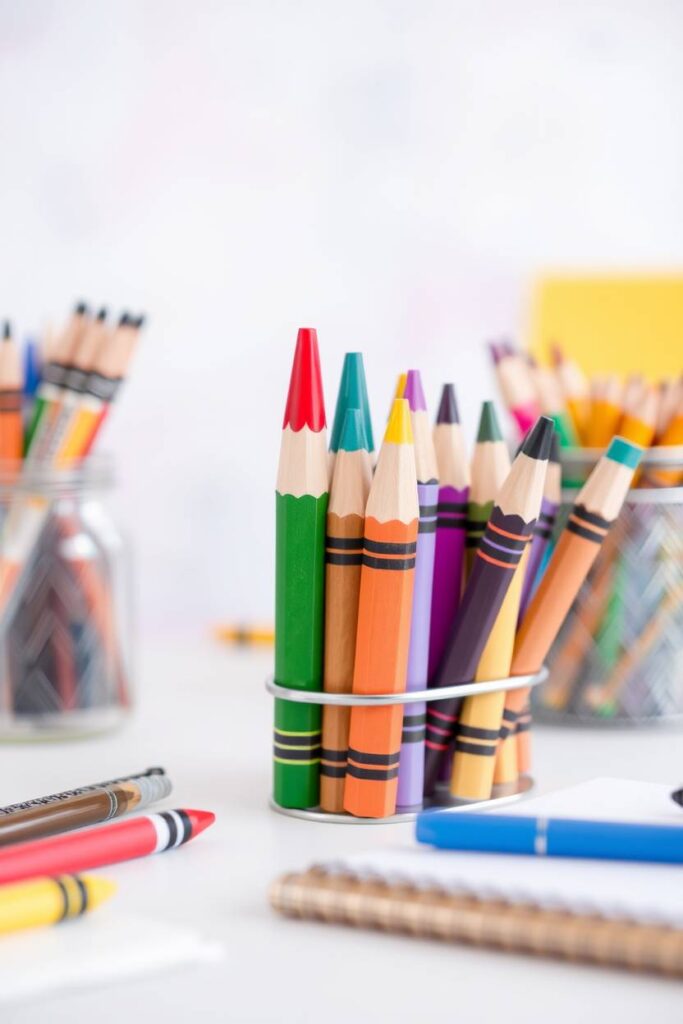 Pencil and Crayon Decor