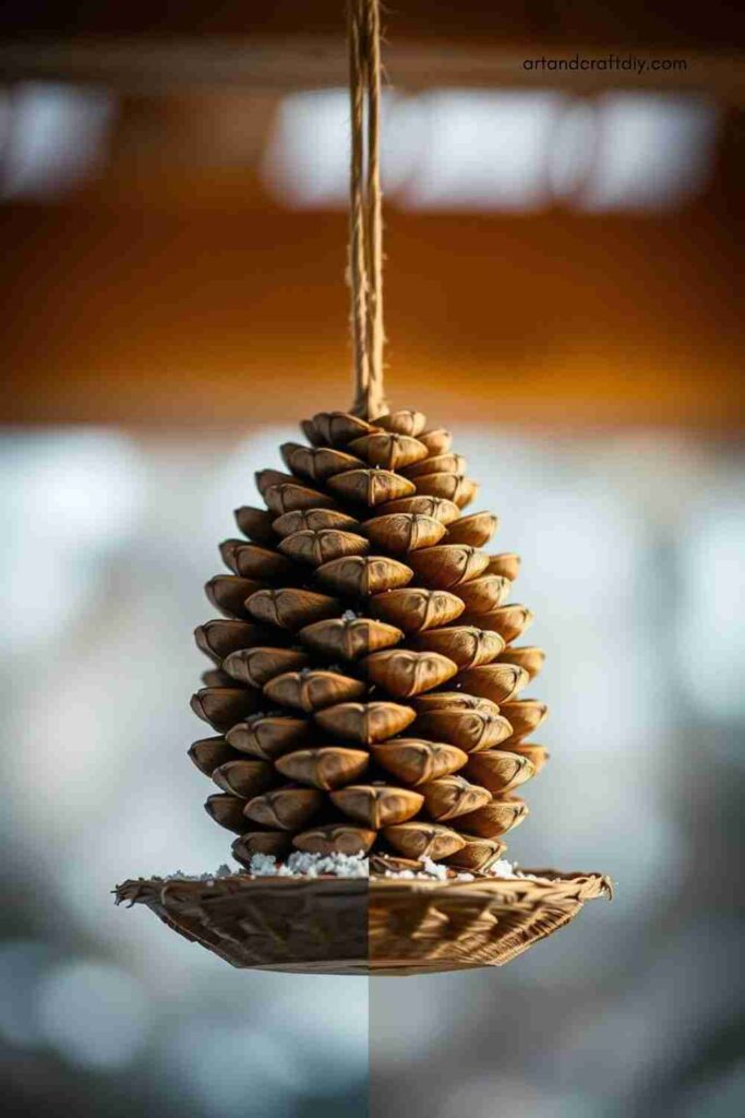 Pine Cone Bird Feeders