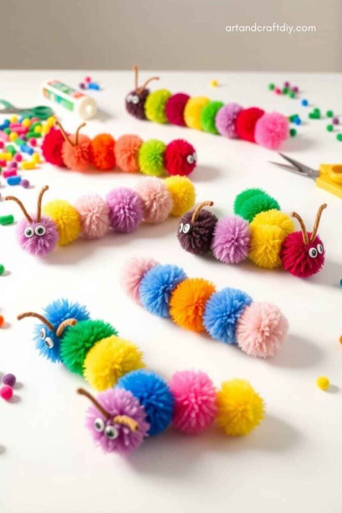 Pom-Pom Caterpillars