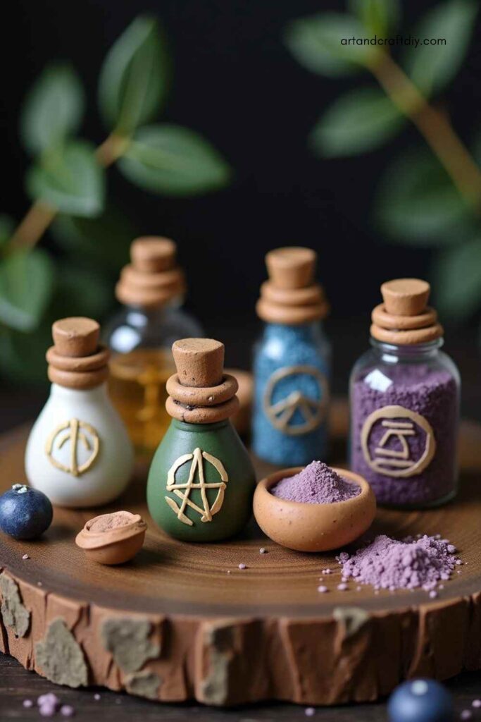 Potion Bottles & Cauldrons