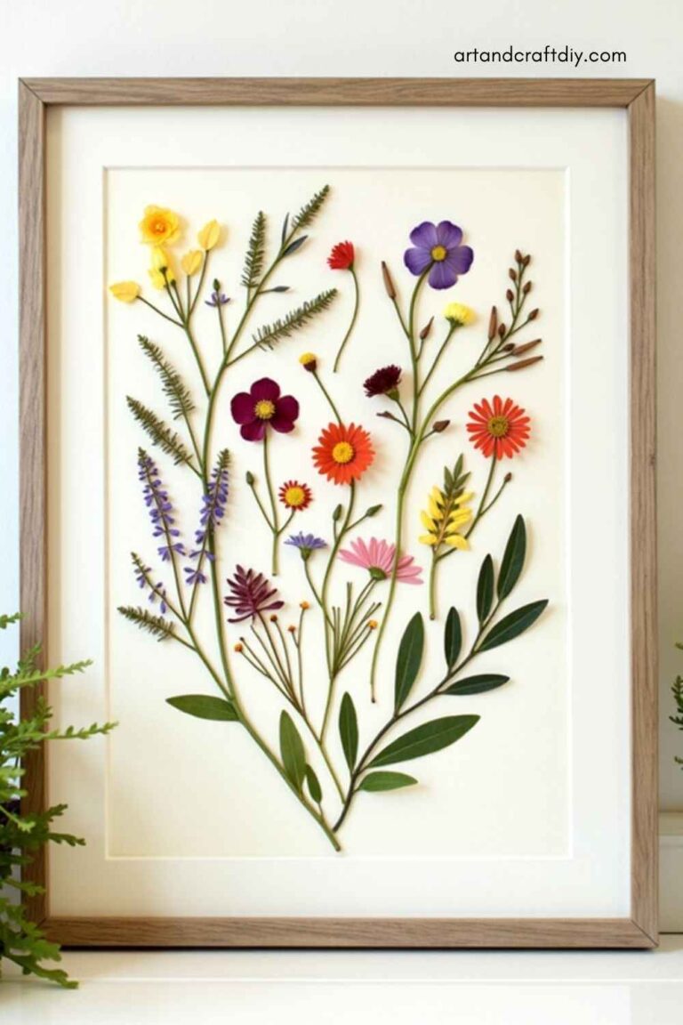 Creative Pressed Flower Craft Ideas - DIY Art and Crafts Ideas